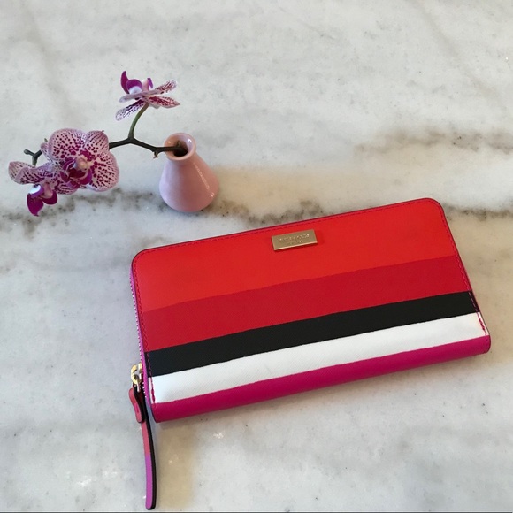 kate spade Handbags - Kate Spade Bonita Stripe Wallet